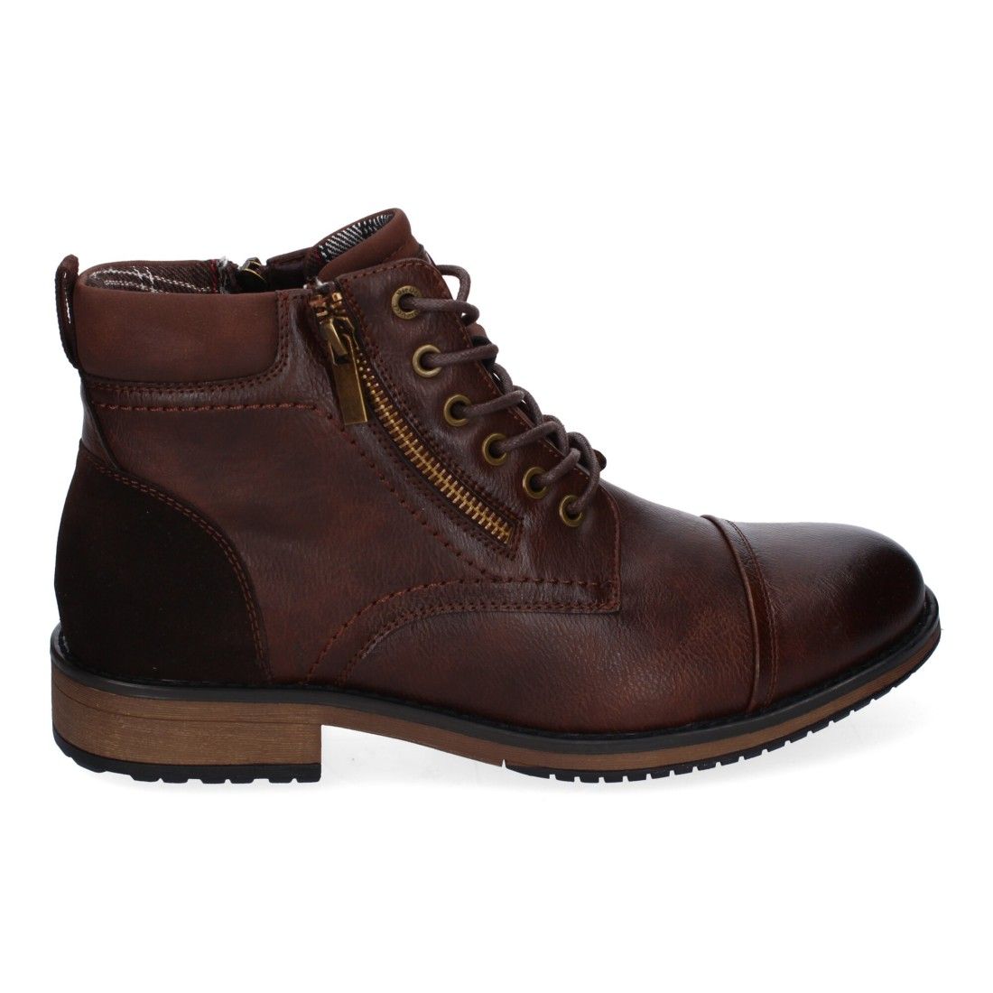 Botines de Hombre, Comodos y Elegantes, Diseño Clasico con Punta Redonda - Imagen 2