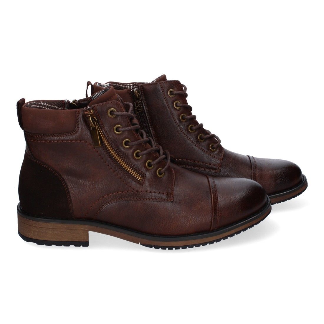 Botines de Hombre, Comodos y Elegantes, Diseño Clasico con Punta Redonda - Imagen 5