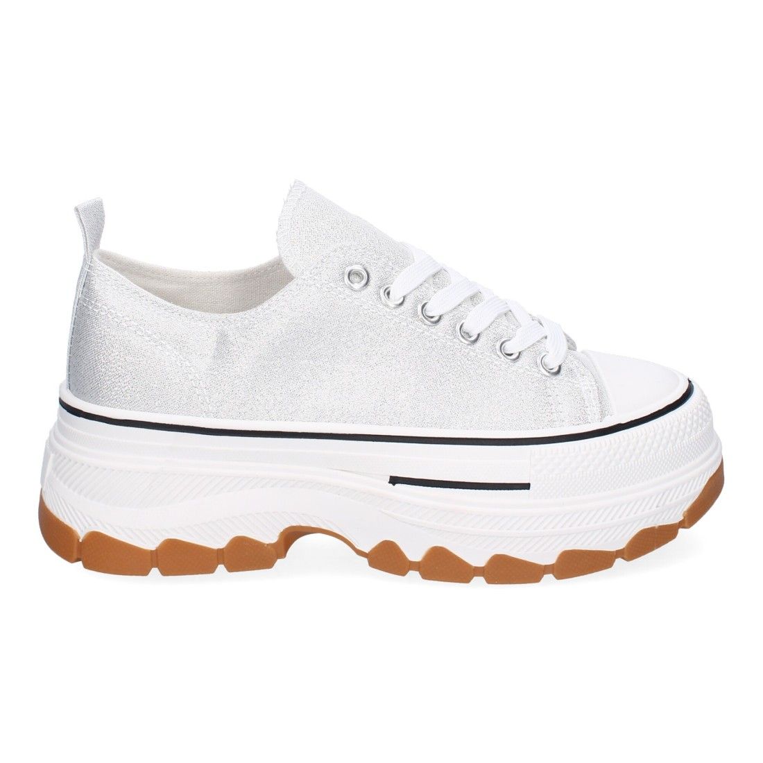 Zapatilla de Plataforma para Mujer, Comoda, Estilo Bamba - Imagen 2