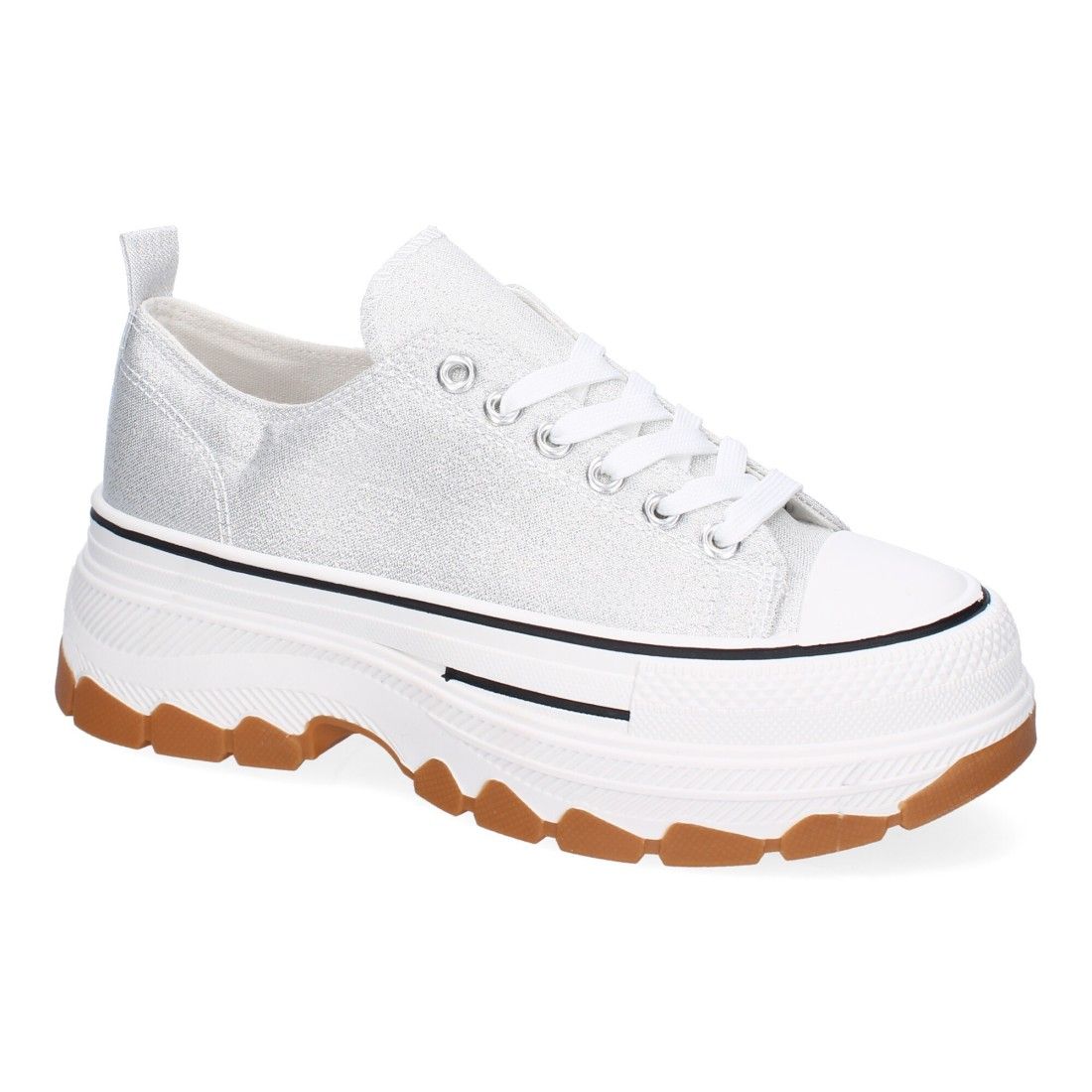 Zapatilla de Plataforma para Mujer, Comoda, Estilo Bamba - Imagen 4