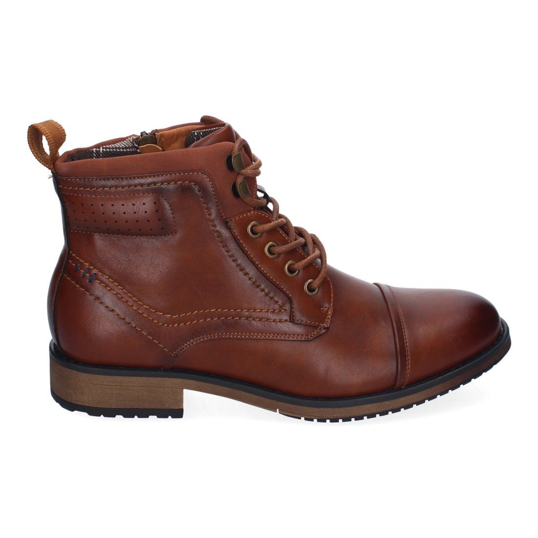 Botines de Hombre, Comodos y Elegantes, Diseño Clasico con Punta Redonda - Imagen 2