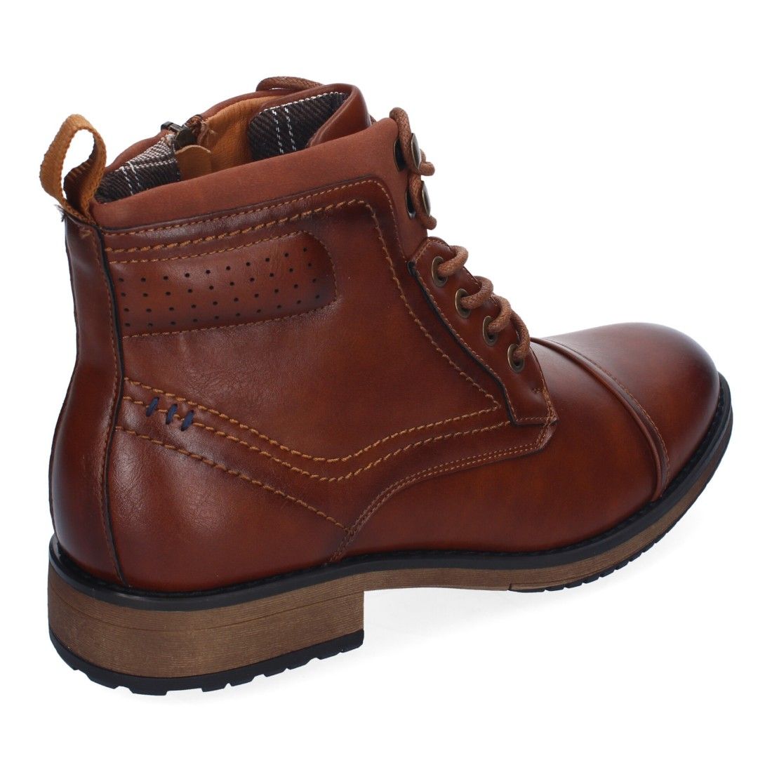 Botines de Hombre, Comodos y Elegantes, Diseño Clasico con Punta Redonda - Imagen 4