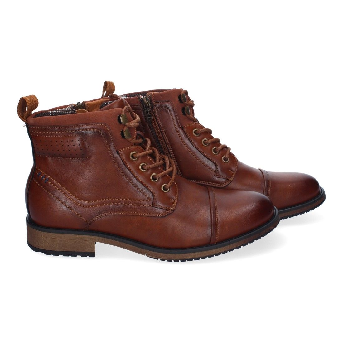 Botines de Hombre, Comodos y Elegantes, Diseño Clasico con Punta Redonda - Imagen 5