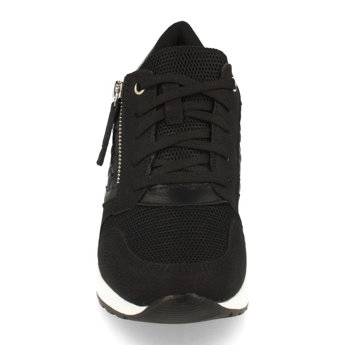 Zapatilla de Cuña con Cremallera y Cordones - Imagen 4