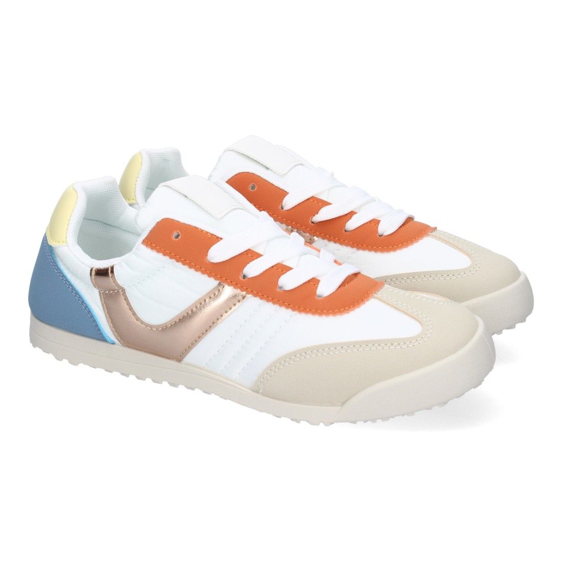 Zapatilla Deportiva Casual para Mujer con Diseño Moderno y Detalles de Colores