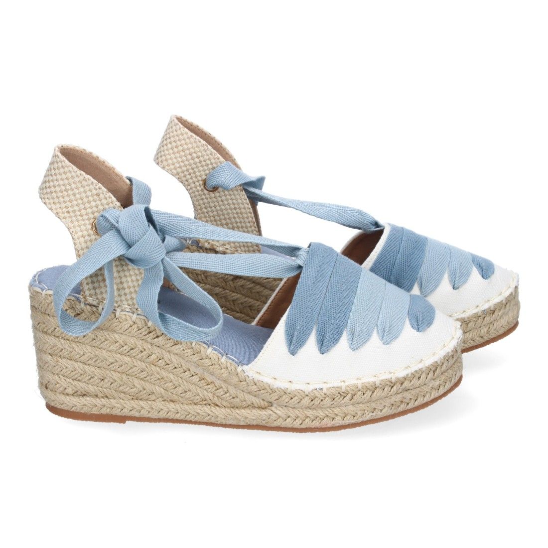 Sandalia de Mujer con Cuña de Yute, Diseño Moderno, Perfectas para PrimaveraVerano - Imagen 5