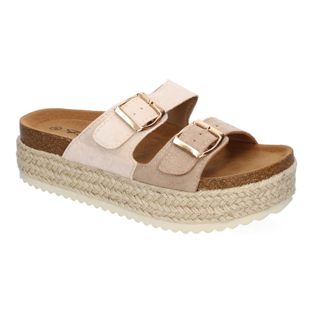 Sandalia de Plataforma para Mujer, Cómodas y Elegantes, Forradas de Yute - Imagen 3