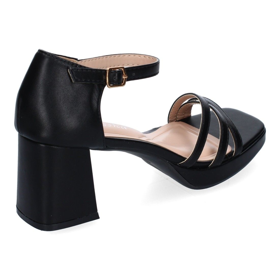 Sandalias de Tacón para Mujer, Comodas y Elegantes, Diseño Moderno con Tiras en la Pala - Imagen 4
