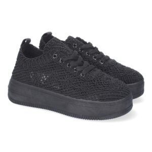Zapatillas Casual para Mujer, Comdodas y Elegantes, Diseño de Encaje con Adornos Florales