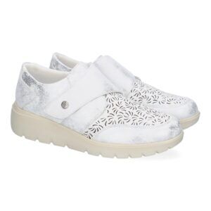Zapatillas Casual de Mujer, Diseño Moderno y Elegante Calado, Comodas con Cierre de Velcro