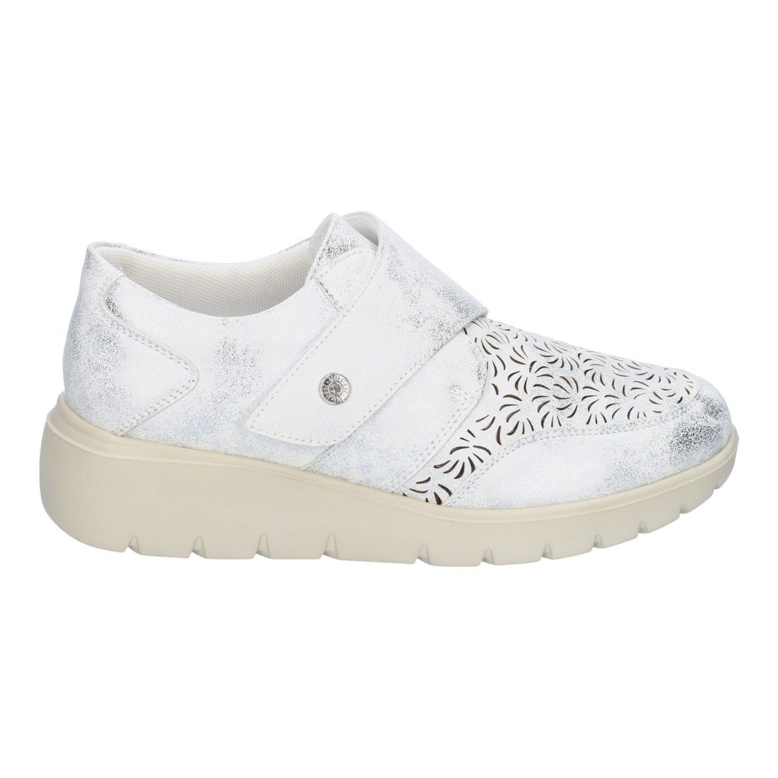 Zapatillas Casual de Mujer, Diseño Moderno y Elegante Calado, Comodas con Cierre de Velcro - Imagen 2
