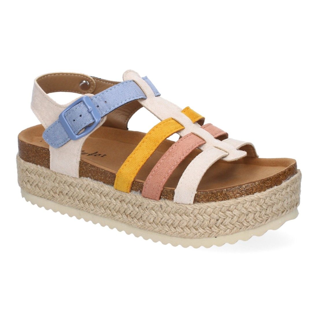 Sandalias con Plataforma de Yute para Mujer, Comodas y Elegantes, Diseño Moderno - Imagen 3