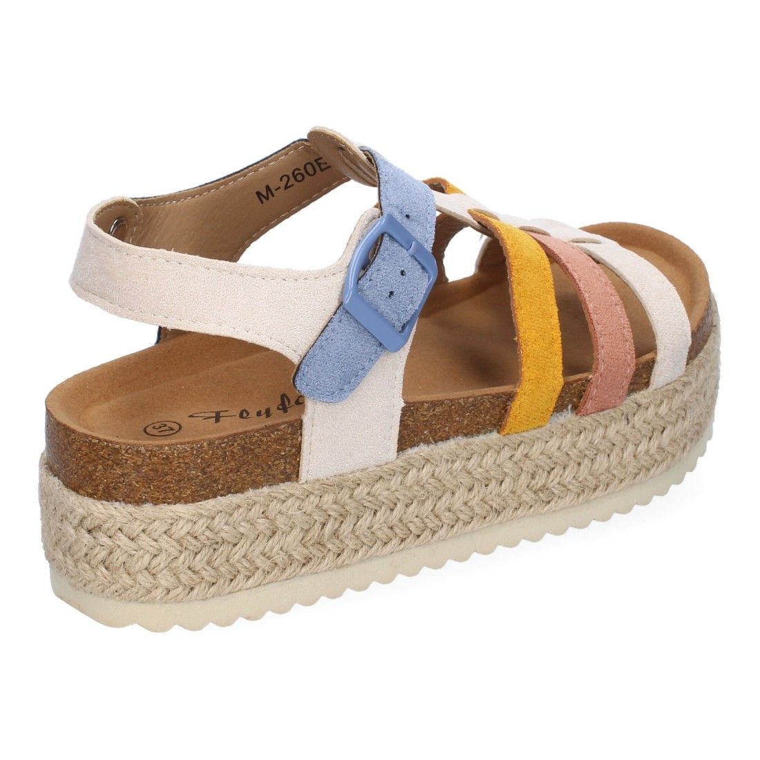 Sandalias con Plataforma de Yute para Mujer, Comodas y Elegantes, Diseño Moderno - Imagen 4