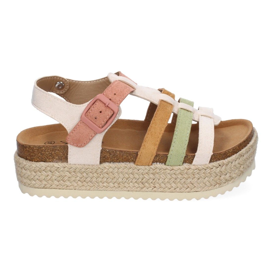 Sandalias con Plataforma de Yute para Mujer, Comodas y Elegantes, Diseño Moderno - Imagen 2