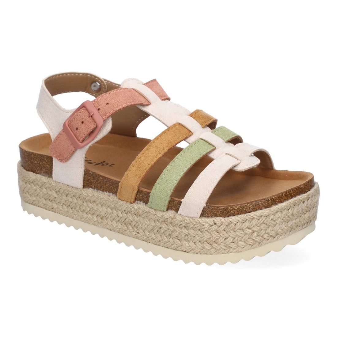 Sandalias con Plataforma de Yute para Mujer, Comodas y Elegantes, Diseño Moderno - Imagen 3