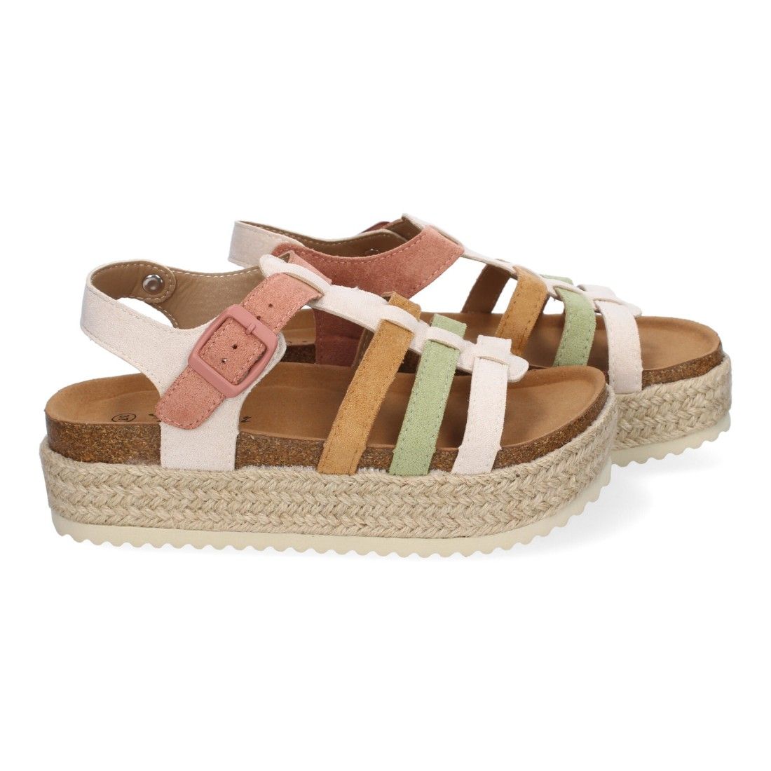 Sandalias con Plataforma de Yute para Mujer, Comodas y Elegantes, Diseño Moderno - Imagen 5