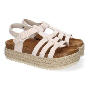 Sandalias con Plataforma de Yute para Mujer, Comodas y Elegantes, Diseño Moderno