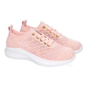 Zapatillas Casual para Mujer, Comodas y Elegantes, Diseño Moderno Bordado con Cierre de Cordones
