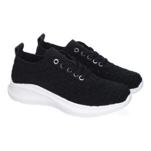 Zapatillas Casual para Mujer, Comodas y Elegantes, Diseño Moderno Bordado con Cierre de Cordones