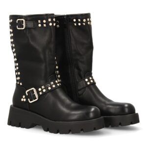 Bota de plataforma con tachuelas