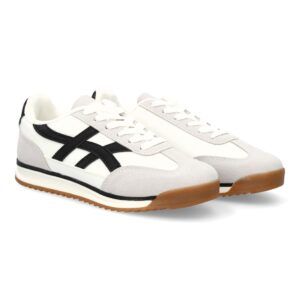Zapatilla retro para mujer con suela dentada