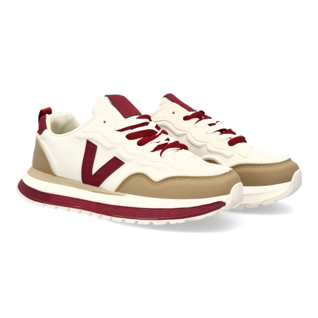 Zapatilla hombre casual con contrastes