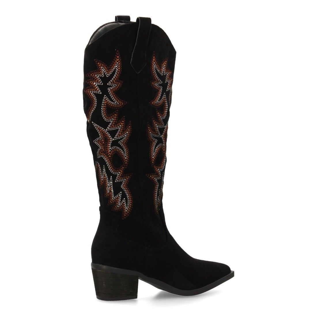 Botas camperas caña alta y bordados - Imagen 4