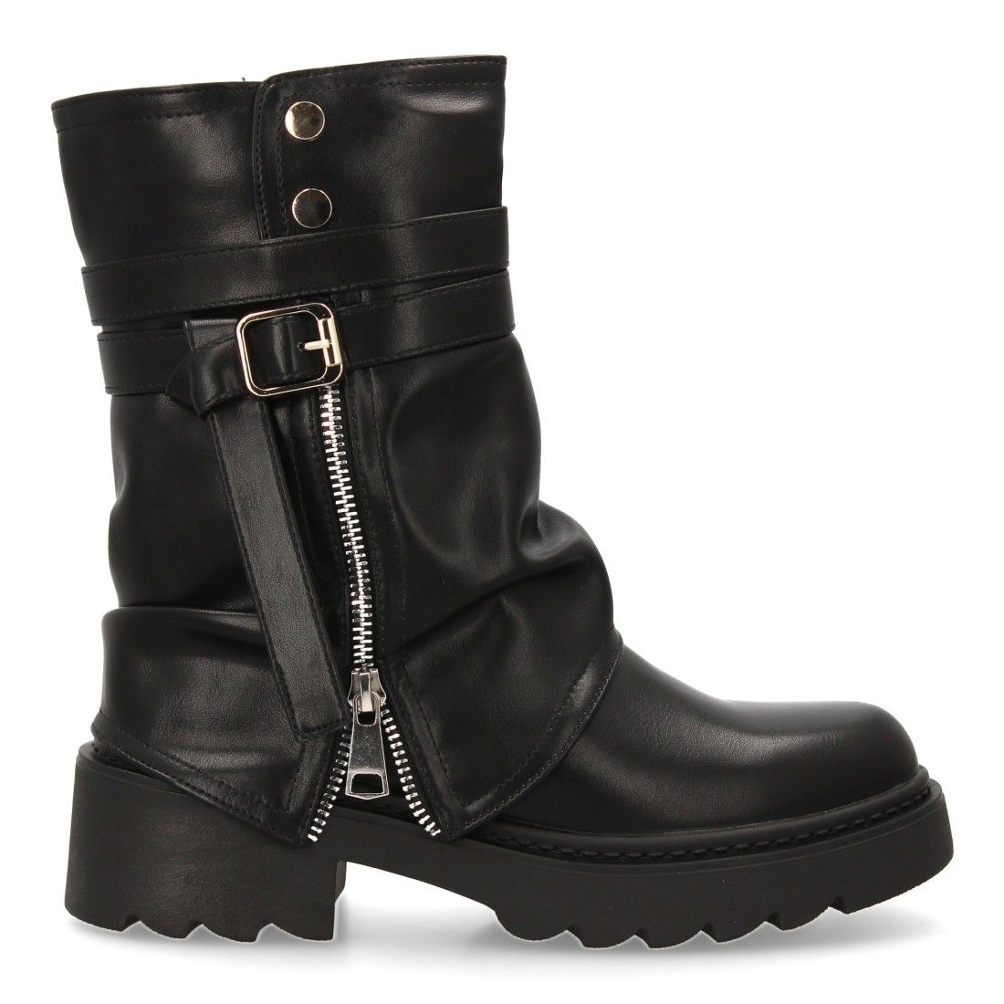 Bota motera con cremallera lateral - Imagen 2