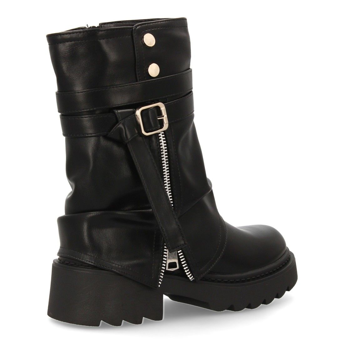 Bota motera con cremallera lateral - Imagen 4