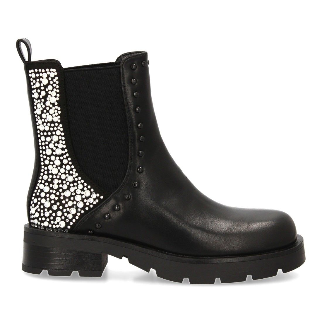 Bota chelsea con tachuelas brillantes - Imagen 2