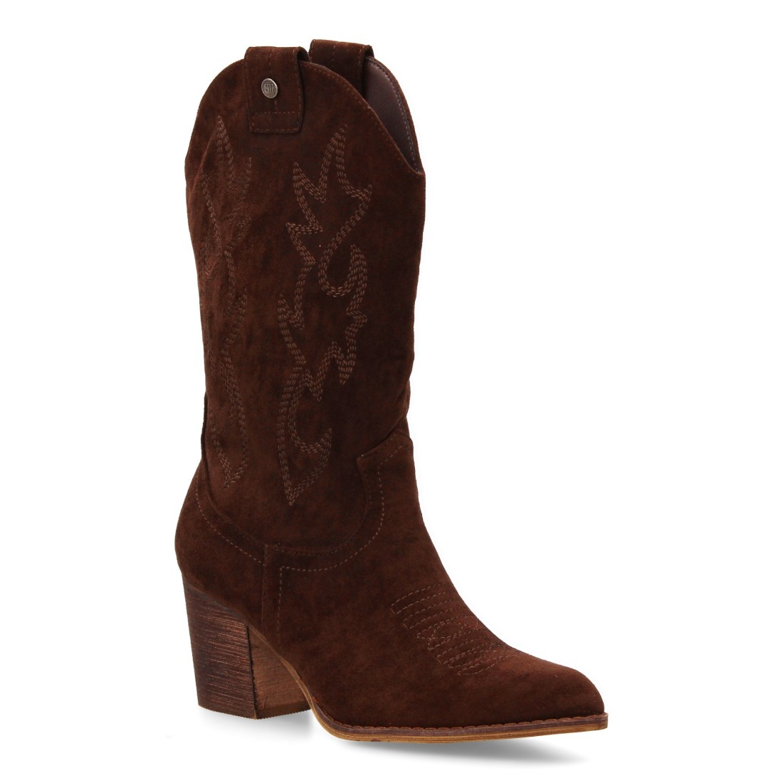 Bota Campera con Tacon y Grabado en Caña - Imagen 3