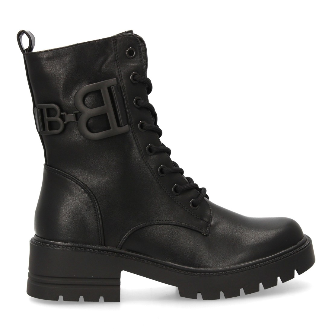 Botín Bota militar con detalle lateral para mujer. - Imagen 2