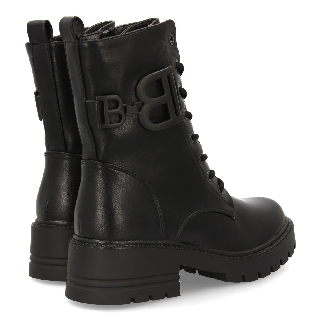 Botín Bota militar con detalle lateral para mujer. - Imagen 5