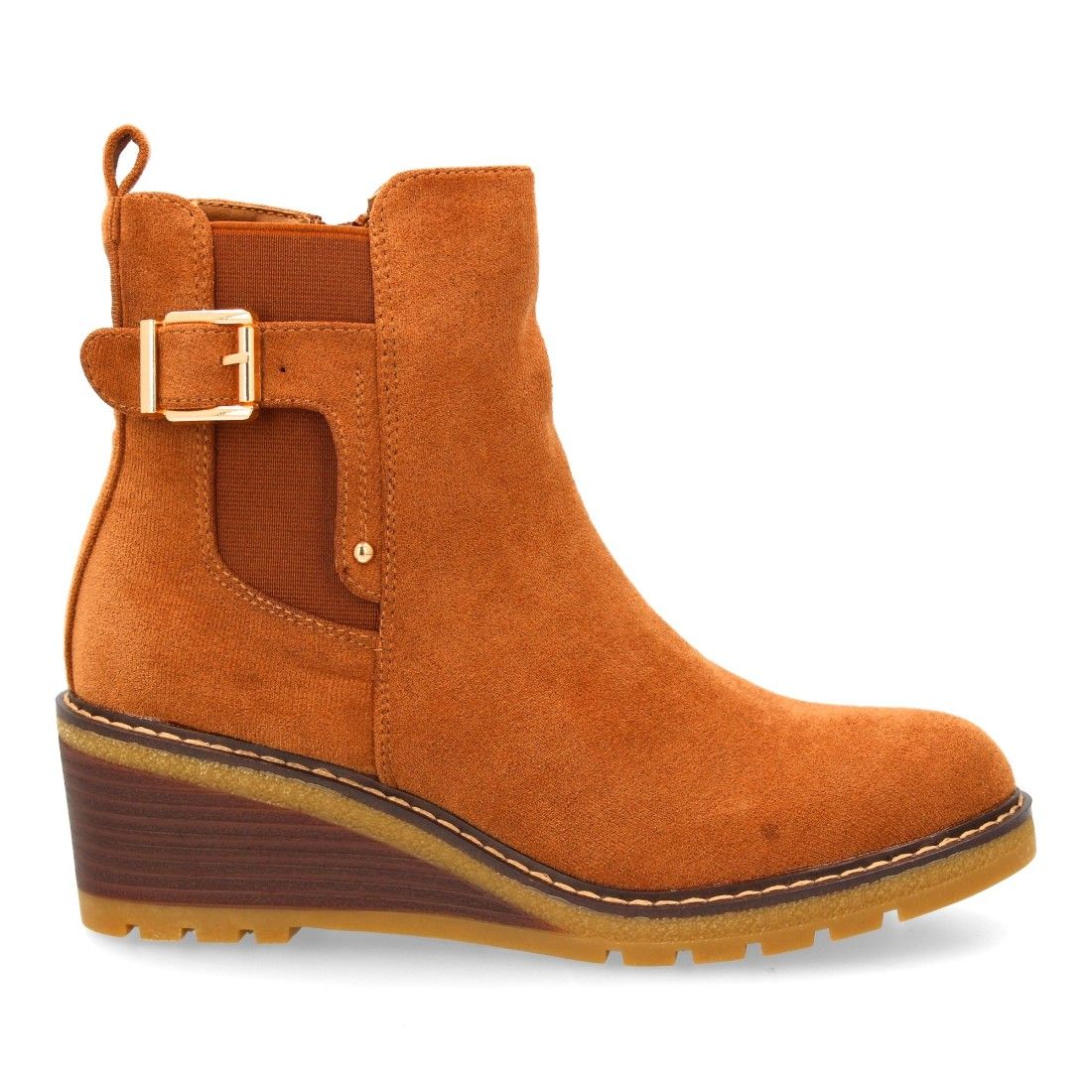 Bota de cuña con estilo minimalista para mujer - Imagen 2