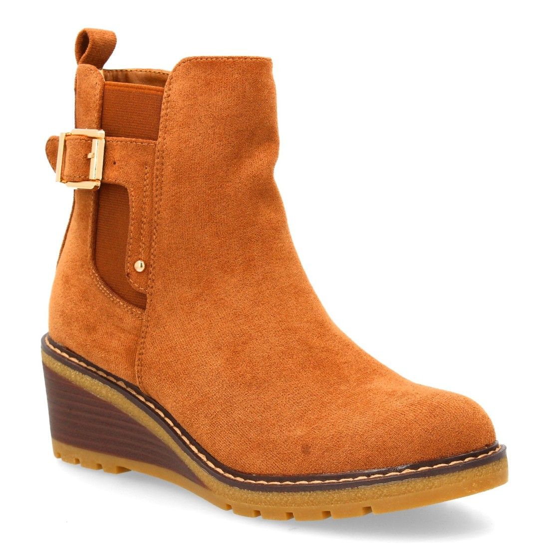 Bota de cuña con estilo minimalista para mujer - Imagen 3