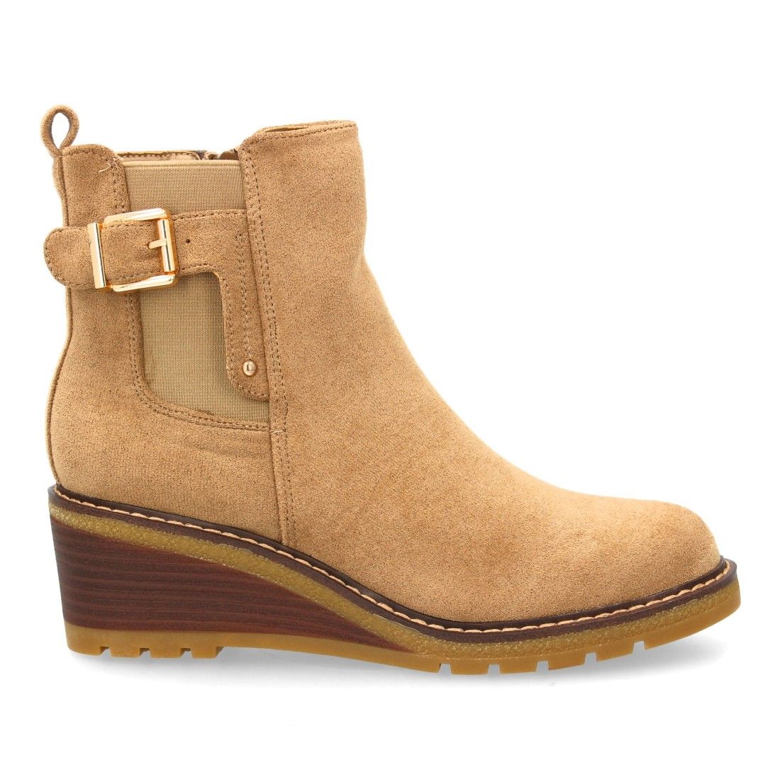 Bota de cuña con estilo minimalista para mujer - Imagen 2