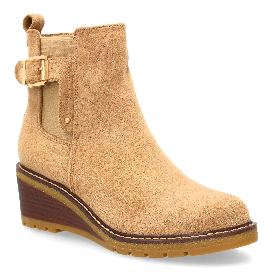 Bota de cuña con estilo minimalista para mujer - Imagen 3