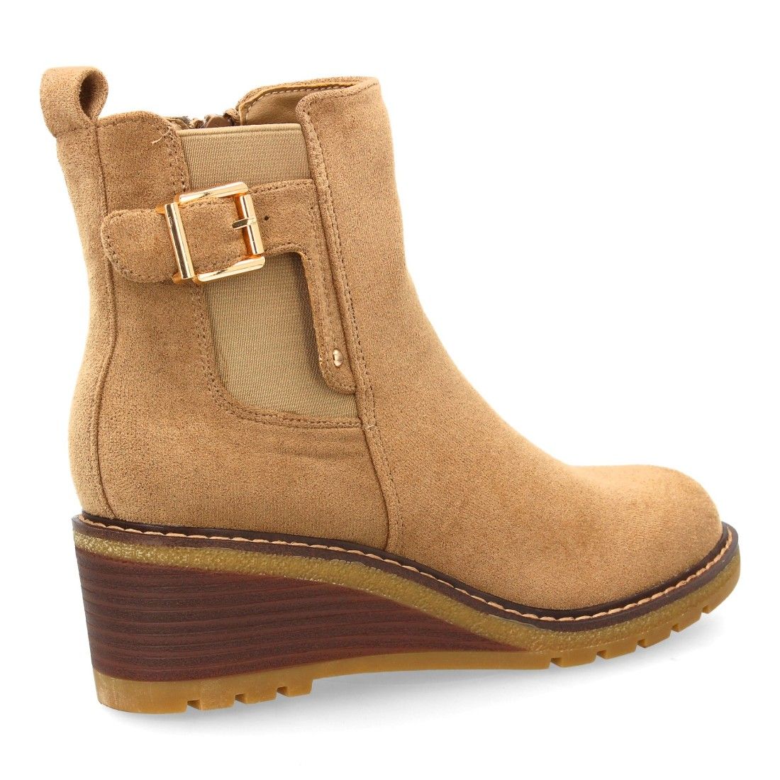 Bota de cuña con estilo minimalista para mujer - Imagen 4