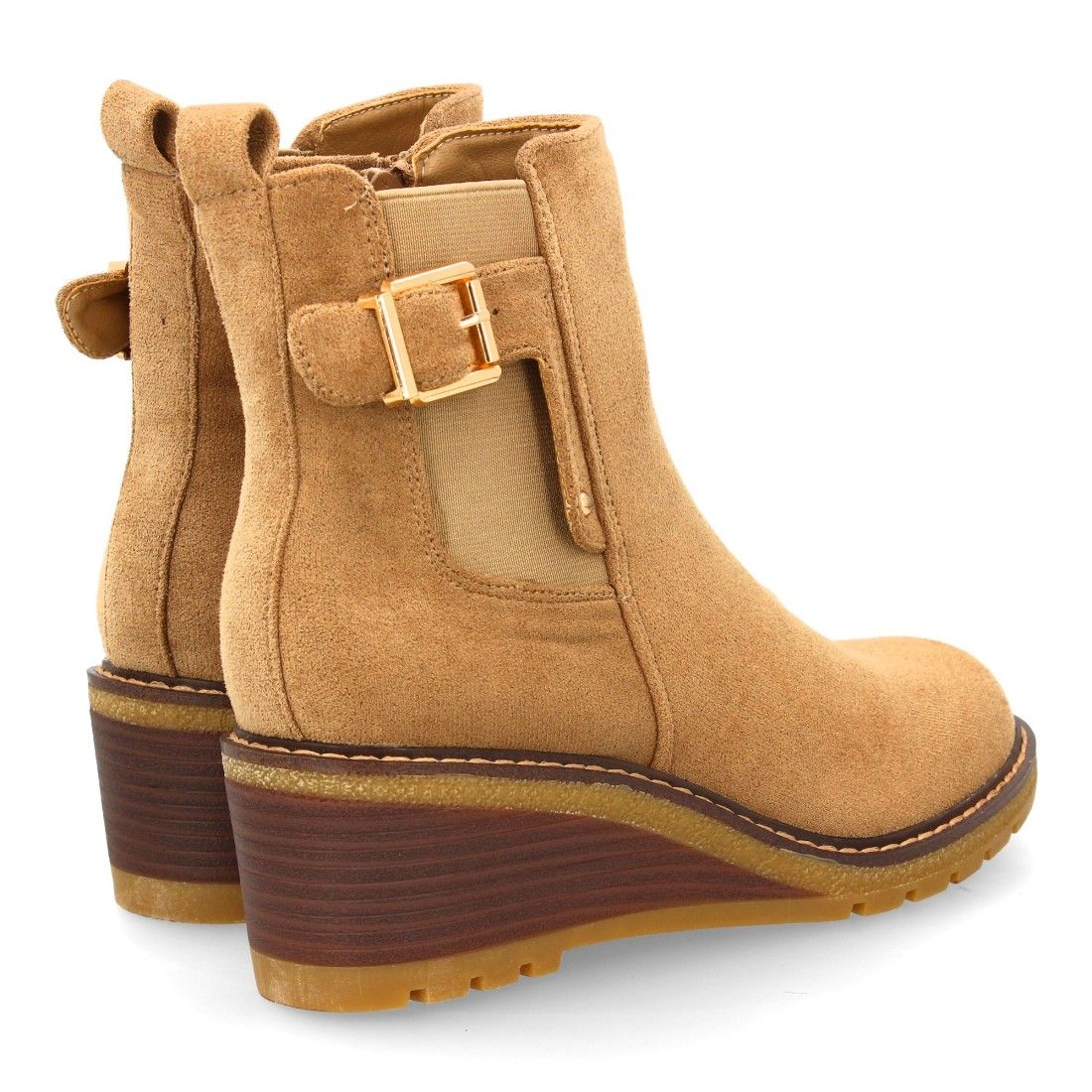 Bota de cuña con estilo minimalista para mujer - Imagen 5