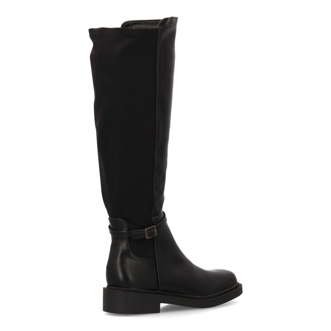 Bota alta elástica plana para mujer - Imagen 4