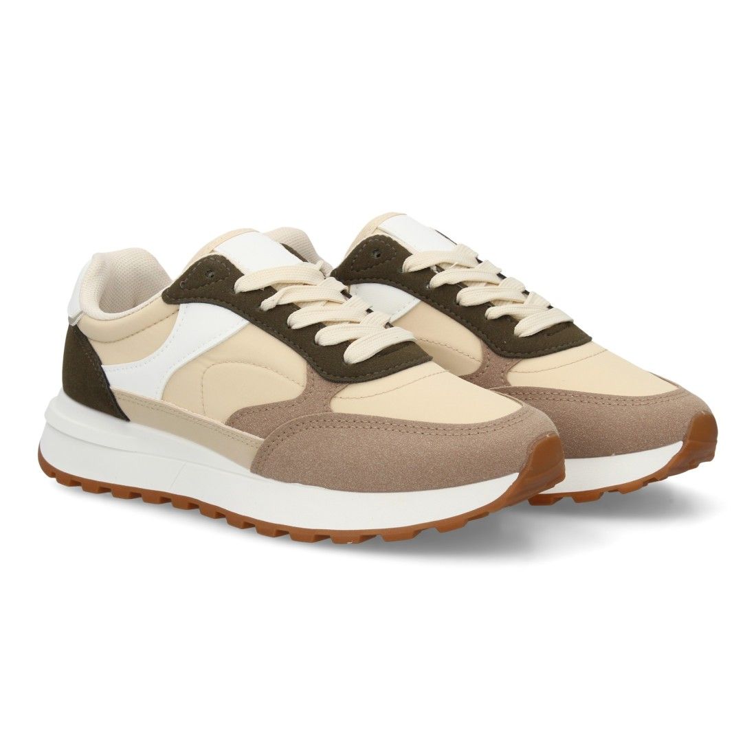 Zapatilla casual multicolor con plataforma