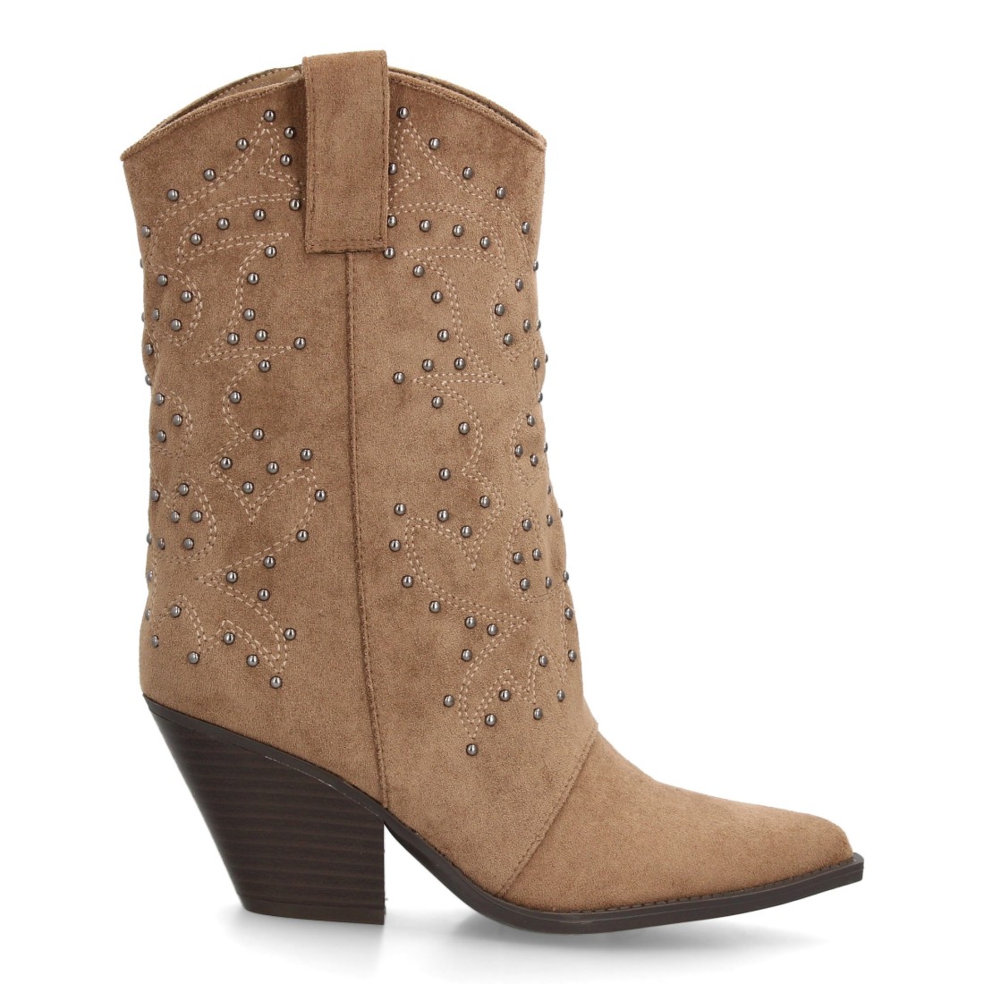 Bota cowboy con tachuelas metálicas - Imagen 2