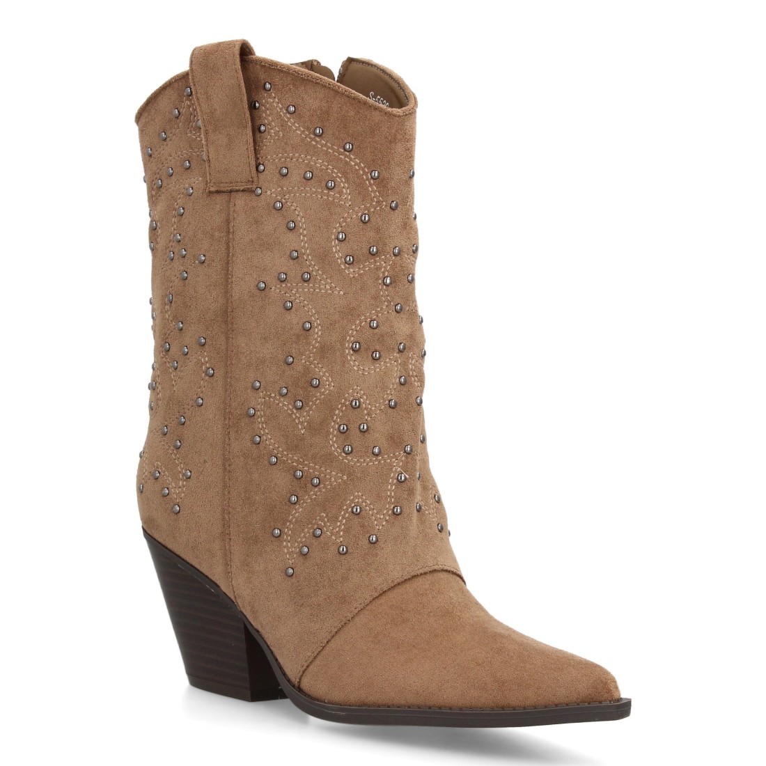 Bota cowboy con tachuelas metálicas - Imagen 3