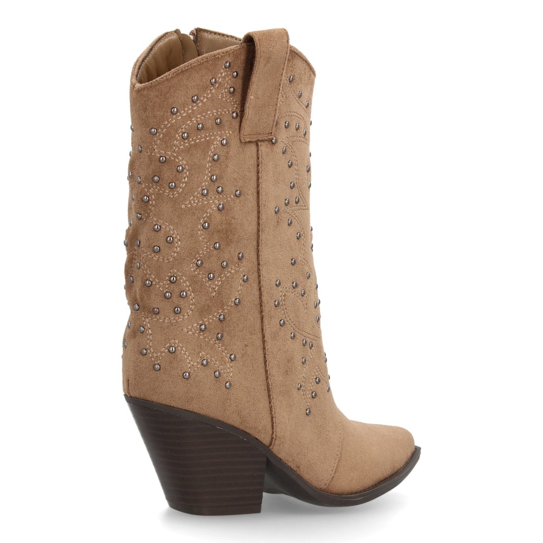 Bota cowboy con tachuelas metálicas - Imagen 4