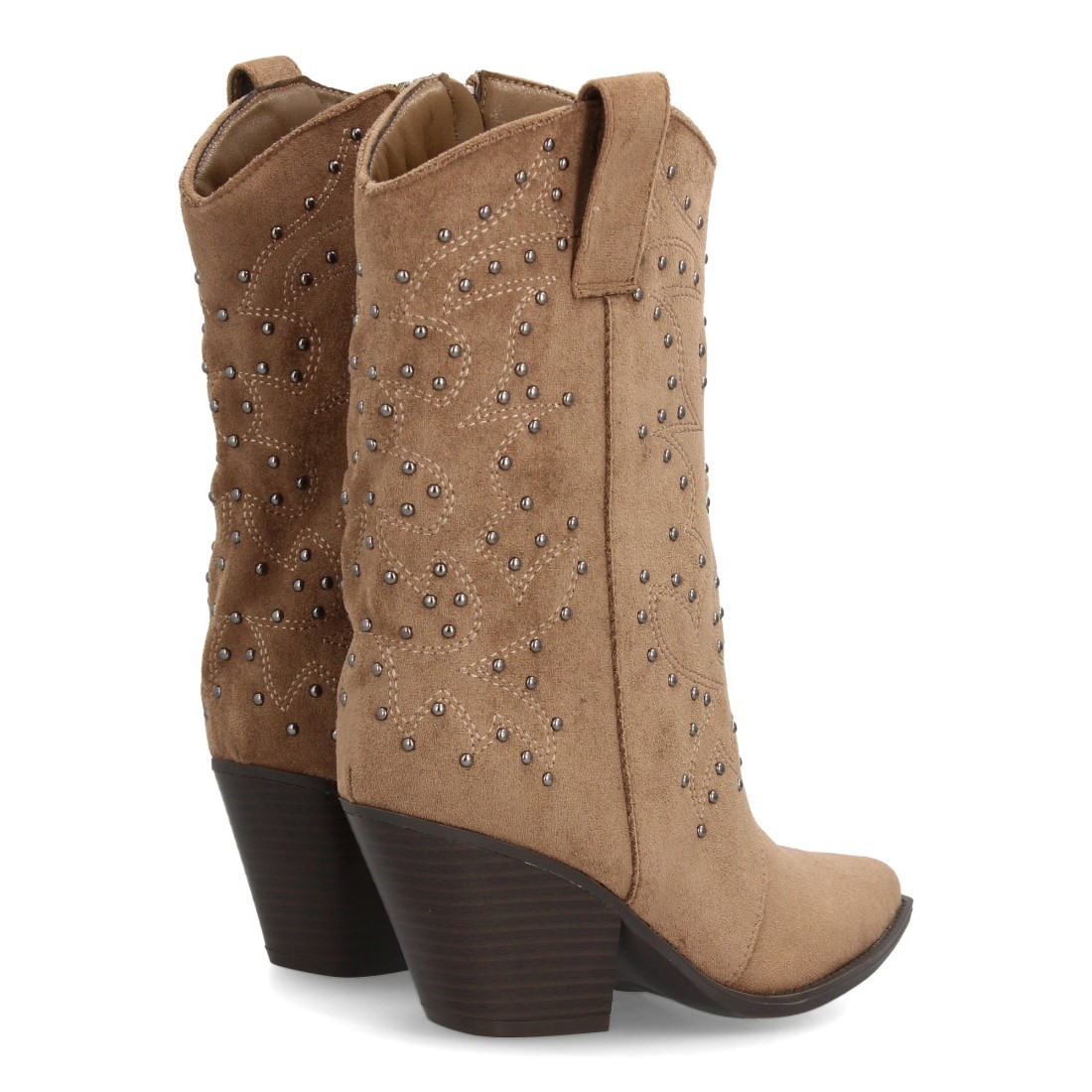 Bota cowboy con tachuelas metálicas - Imagen 5