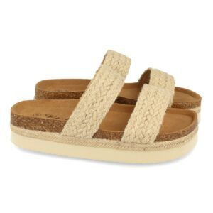 Sandalia de Plataforma Anatomica con Yute