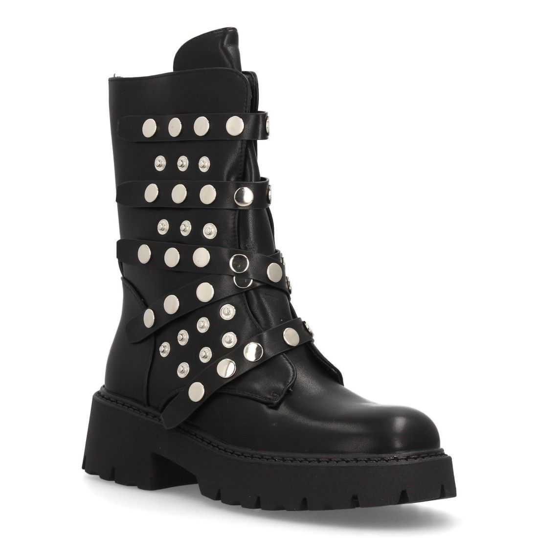 Botas para mujer con tiras y tachuelas - Imagen 3