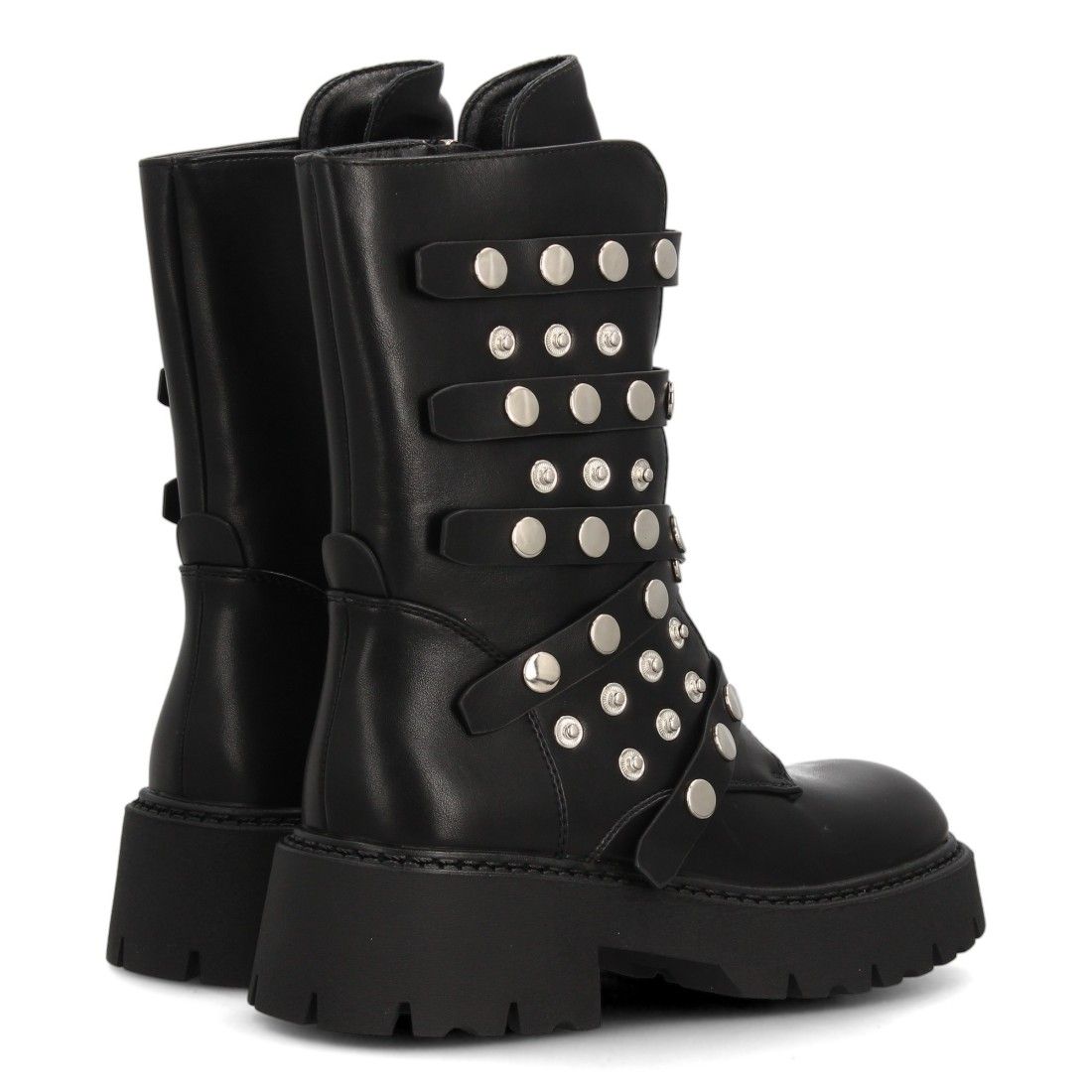 Botas para mujer con tiras y tachuelas - Imagen 5