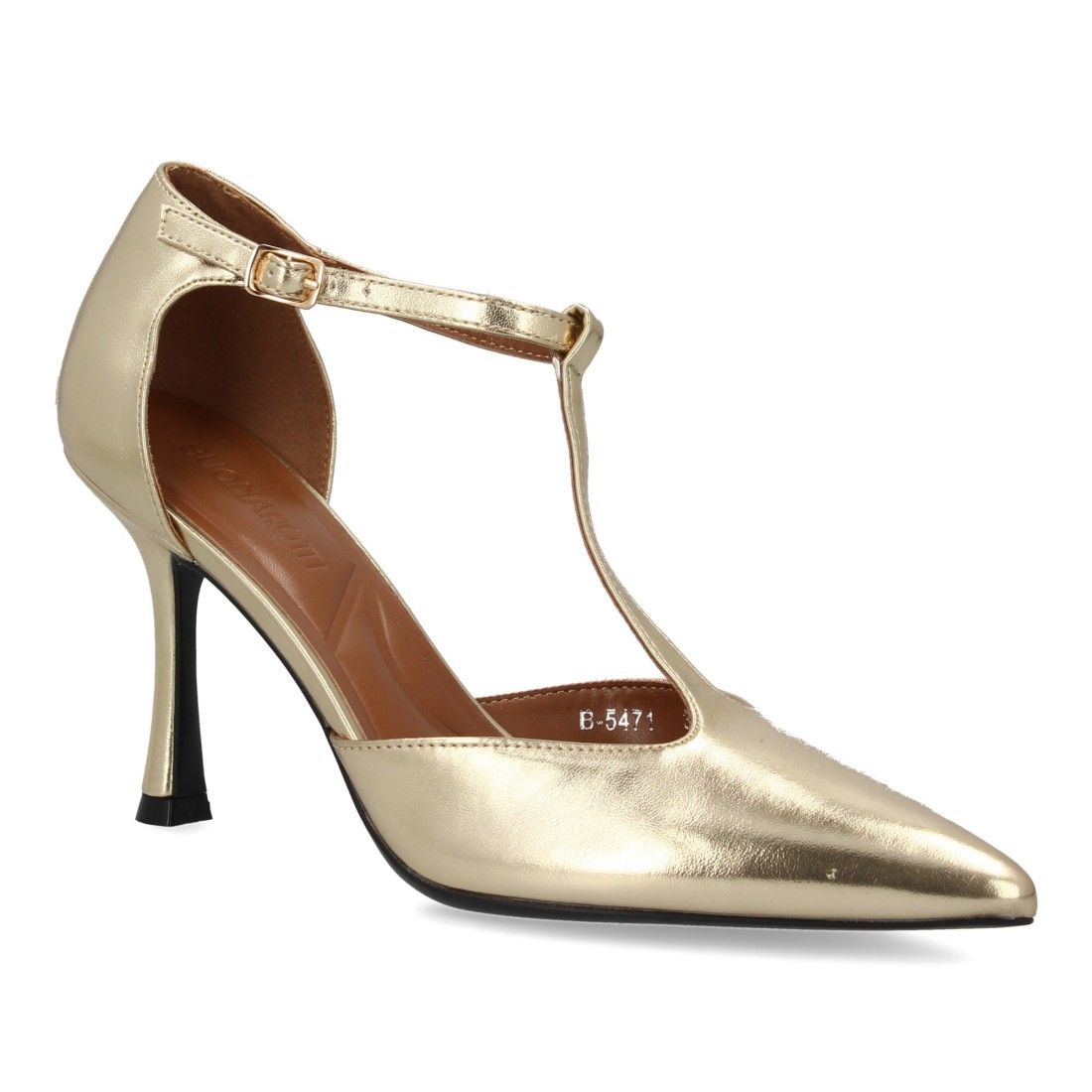 Zapato de salón con tacón alto y punta afilada - Imagen 3