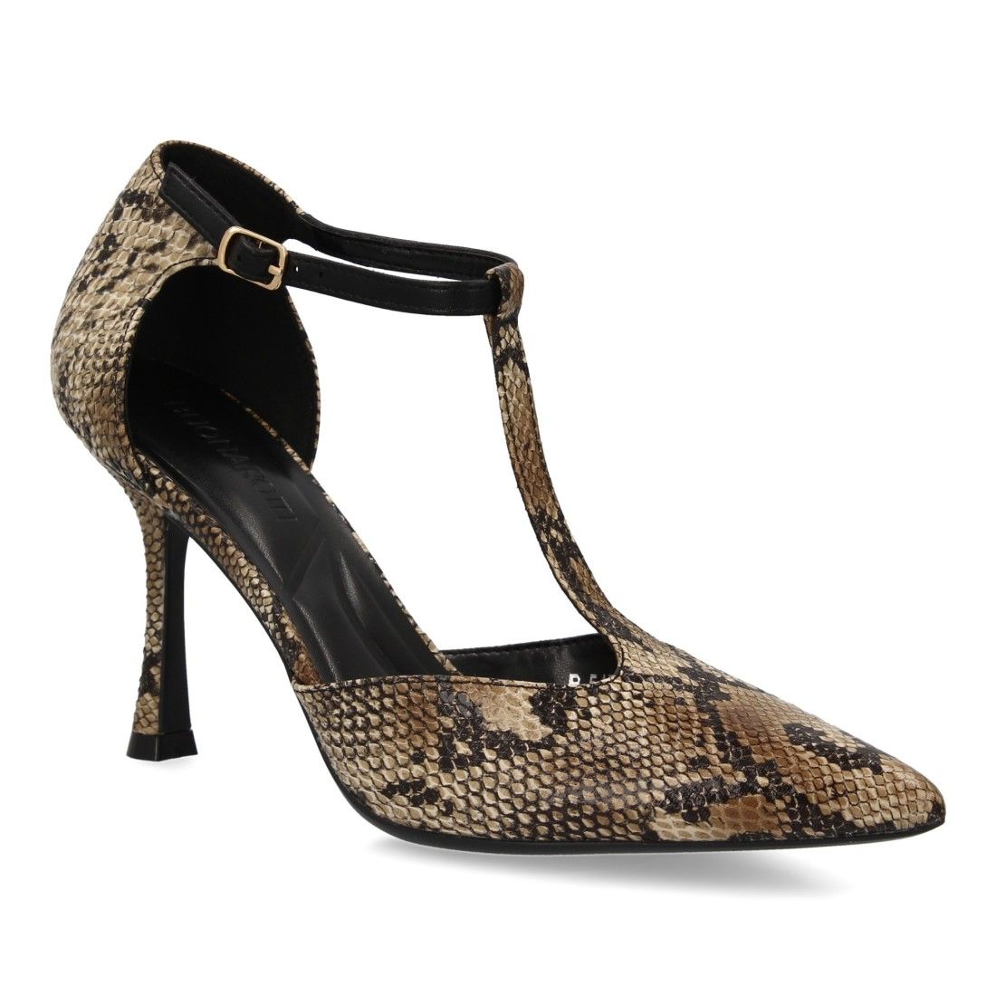 Zapato de salón con tacón alto y punta afilada - Imagen 3